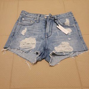 Lovers + Friends NWT JACK HIGH-RISE SHORT IN COLUMBIA (23)